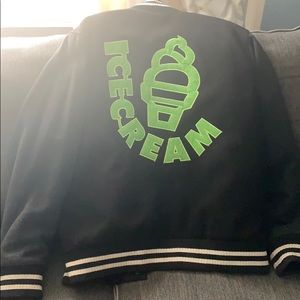 Ice cream varsity jacket